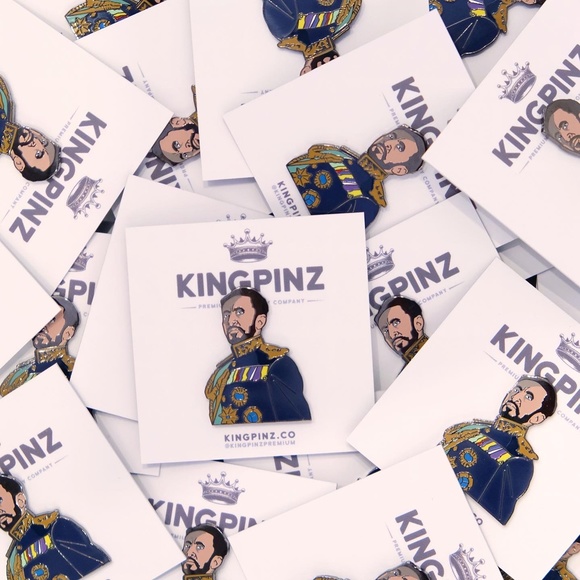 Emperor Haile Selassie Lapel Pin - Picture 2 of 2